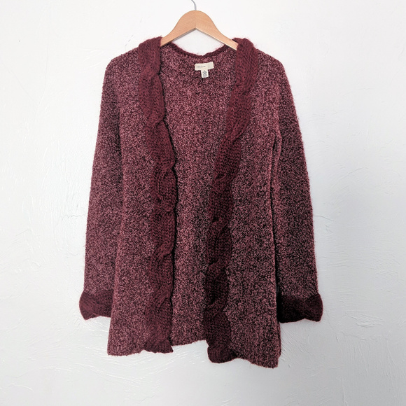 Anthropologie Sweaters - Sleeping on Snow Chunky Knit Sweater Cardigan